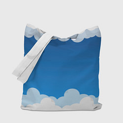 Сумка-шопер Полёт в облаках, цвет: 3D-принт