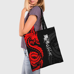 Сумка-шопер Токийские Мстители: Красный дракон, цвет: 3D-принт — фото 2