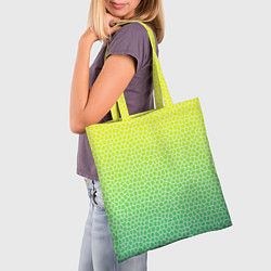 Сумка-шопер Витражная мозаика, цвет: 3D-принт — фото 2