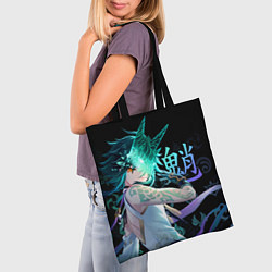 Сумка-шопер Genshin Impact: Сяо, цвет: 3D-принт — фото 2