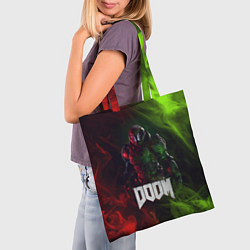 Сумка-шопер Doomguy Doom, цвет: 3D-принт — фото 2