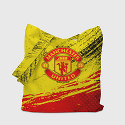 Сумка-шопер Manchester United Футбольный клуб, цвет: 3D-принт