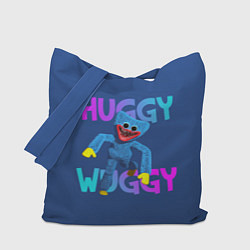 Сумка-шопер Huggy Wuggy: Зубастый монстр, цвет: 3D-принт