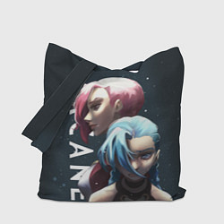 Сумка-шопер Vi and Jinx, цвет: 3D-принт