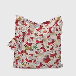 Сумка-шопер Дед Мороз!, цвет: 3D-принт