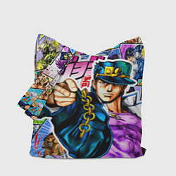 Сумка-шопер Джотаро - JoJos Bizarre Adventure, цвет: 3D-принт