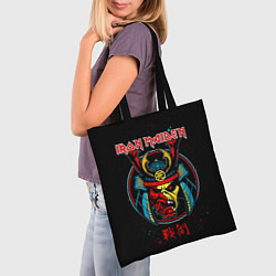 Сумка-шопер Iron Maiden - Senjutsu, цвет: 3D-принт — фото 2