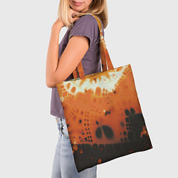 Сумка-шопер Коллекция Journey Оранжевый взрыв 126-3 2, цвет: 3D-принт — фото 2