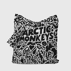 Сумка-шоппер Arctic monkeys Pattern