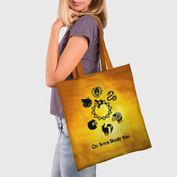 Сумка-шопер Все 7 смертных грехов, цвет: 3D-принт — фото 2