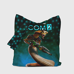 Сумка-шопер XCOM ИКС КОМ рептилия, цвет: 3D-принт