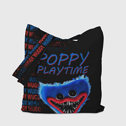 Сумка-шопер Хагги ВАГГИ Poppy Playtime, цвет: 3D-принт