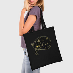 Сумка-шопер Космический Кот Целестиал, цвет: 3D-принт — фото 2