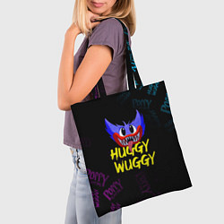 Сумка-шопер HUGGY WUGGY PATTERN, цвет: 3D-принт — фото 2