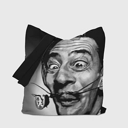 Сумка-шопер Salvador Dali - grimace, цвет: 3D-принт