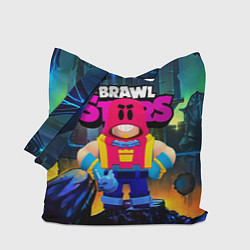 Сумка-шопер GROM SPACE BRAWL STARS, цвет: 3D-принт