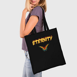 Сумка-шопер Eternity бабочка, цвет: 3D-принт — фото 2