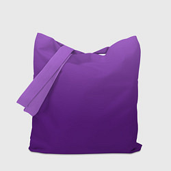 Сумка-шопер Красивый фиолетовый градиент, цвет: 3D-принт