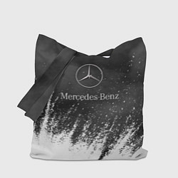 Сумка-шопер Mercedes-Benz: Облако с Брызгами, цвет: 3D-принт