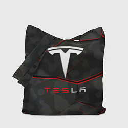 Сумка-шопер Tesla Sport Logo, цвет: 3D-принт