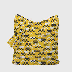 Сумка-шопер Такси Taxi, цвет: 3D-принт