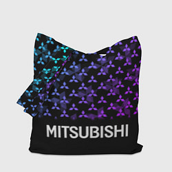 Сумка-шопер MITSUBISHI NEON PATTERN, цвет: 3D-принт