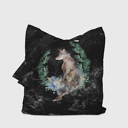 Сумка-шоппер Снежный волк