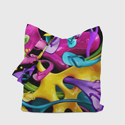 Сумка-шопер Пляжный паттерн Summer, цвет: 3D-принт