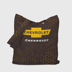 Сумка-шопер ШЕВРОЛЕ Chevrolet Графика, цвет: 3D-принт
