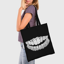 Сумка-шопер Зубы Каонаси, цвет: 3D-принт — фото 2