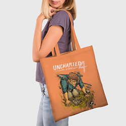 Сумка-шопер Uncharted 4 A Thiefs End, цвет: 3D-принт — фото 2