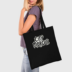 Сумка-шопер City Morgue Logo, цвет: 3D-принт — фото 2