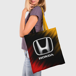 Сумка-шопер HONDA DREAMS - Абстракция, цвет: 3D-принт — фото 2