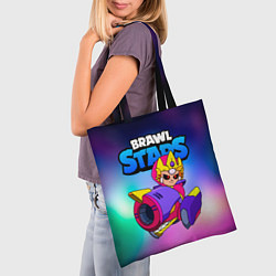 Сумка-шопер Бонни Bonnie Empress Brawl Stars, цвет: 3D-принт — фото 2