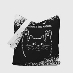 Сумка-шопер Rage Against The Machine Rock Cat, цвет: 3D-принт