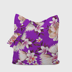 Сумка-шоппер Цветы Фиолетовый Цветок