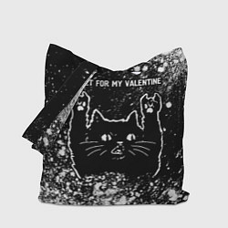 Сумка-шоппер Bullet For My Valentine Rock Cat