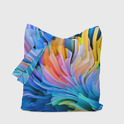 Сумка-шоппер Красочный абстрактный паттерн Лето Colorful Abstra