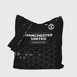Сумка-шопер Manchester United Champions Uniform, цвет: 3D-принт