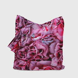 Сумка-шопер Гвоздики, цвет: 3D-принт