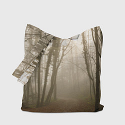 Сумка-шоппер Туманный лес на восходе
