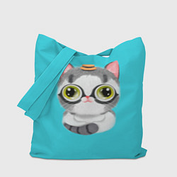 Сумка-шопер CAT IN A HAT, цвет: 3D-принт