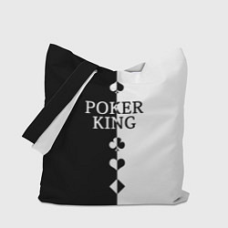 Сумка-шопер Король Покера Black, цвет: 3D-принт