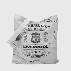 Сумка-шопер Liverpool Football Club Number 1 Legendary, цвет: 3D-принт