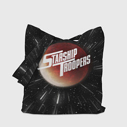 Сумка-шопер Starship Troopers Warp Logo, цвет: 3D-принт