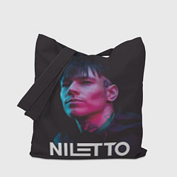 Сумка-шопер Нилетто - портрет, цвет: 3D-принт