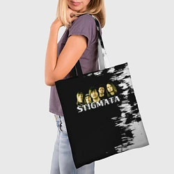 Сумка-шопер Группа Stigmata, цвет: 3D-принт — фото 2