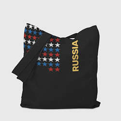 Сумка-шопер Russia - Россия звёзды, цвет: 3D-принт