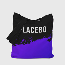 Сумка-шопер Placebo Purple Grunge, цвет: 3D-принт