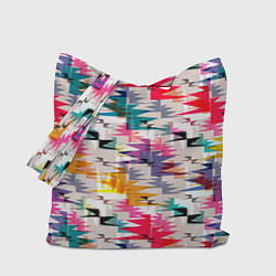 Сумка-шоппер Многоцветный абстрактный геометрический